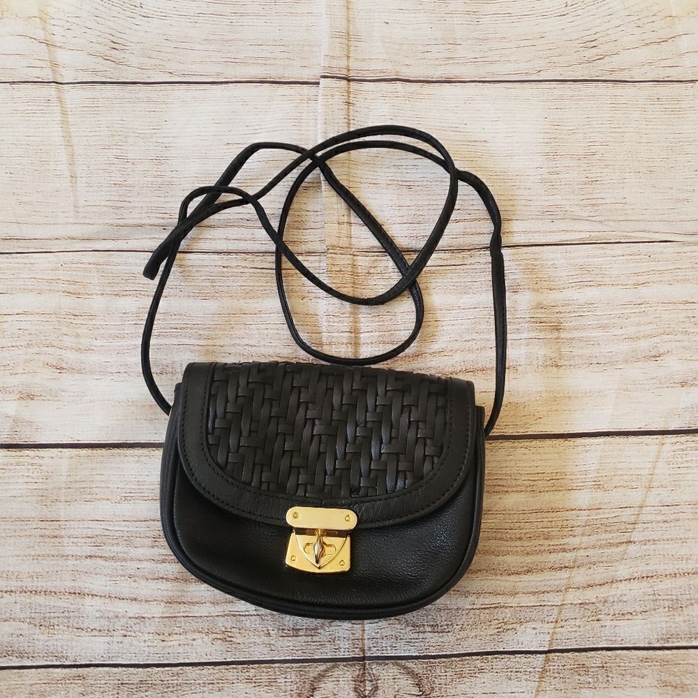 St. Borse Braided Detail Crossbody